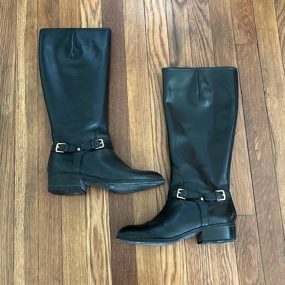Lauren Ralph Lauren black leather riding boots - 9
